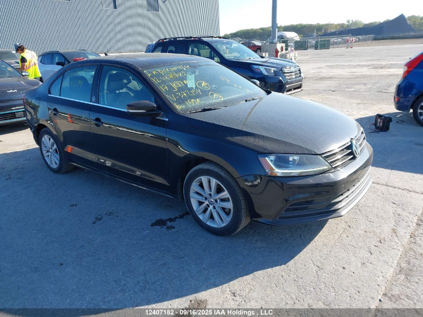 2017 Volkswagen Jetta Se VIN: 3VWDB7AJ2HM372134 Lot: 12407182