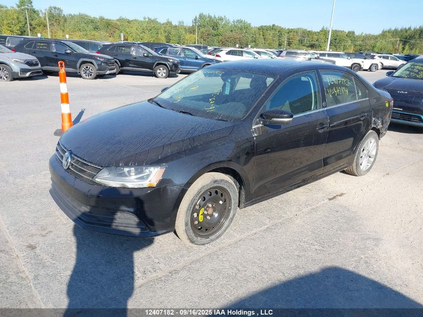 2017 Volkswagen Jetta Se VIN: 3VWDB7AJ2HM372134 Lot: 12407182