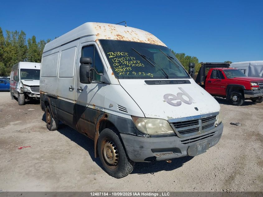 2006 Dodge Sprinter 2500 VIN: WD0BD644665970063 Lot: 12407184