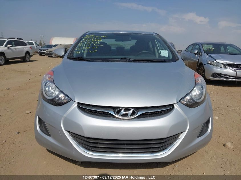 2013 Hyundai Elantra Gls/Limited VIN: 5NPDH4AE3DH391536 Lot: 12407307