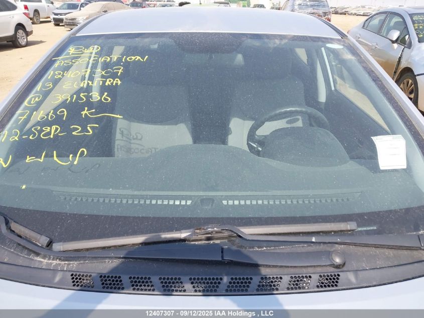 2013 Hyundai Elantra Gls/Limited VIN: 5NPDH4AE3DH391536 Lot: 12407307