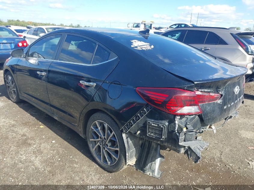 2020 Hyundai Elantra Luxury VIN: KMHD84LF0LU029119 Lot: 12407309