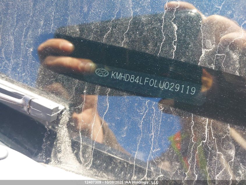 2020 Hyundai Elantra Luxury VIN: KMHD84LF0LU029119 Lot: 12407309