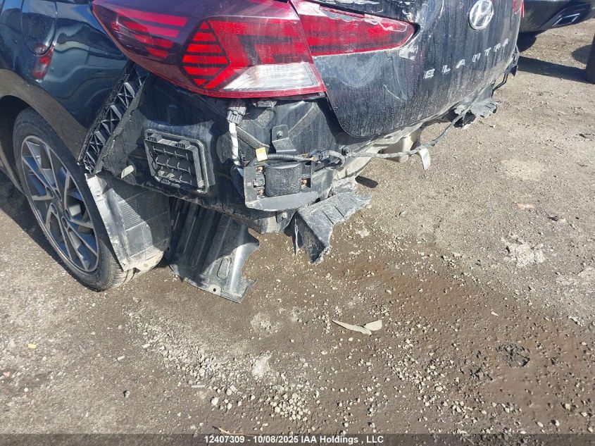 2020 Hyundai Elantra Luxury VIN: KMHD84LF0LU029119 Lot: 12407309