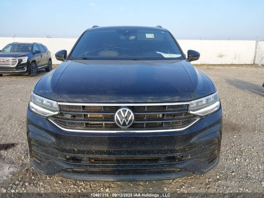 2022 Volkswagen Tiguan Se R-Line Black VIN: 3VV8B7AX6NM062140 Lot: 12407315