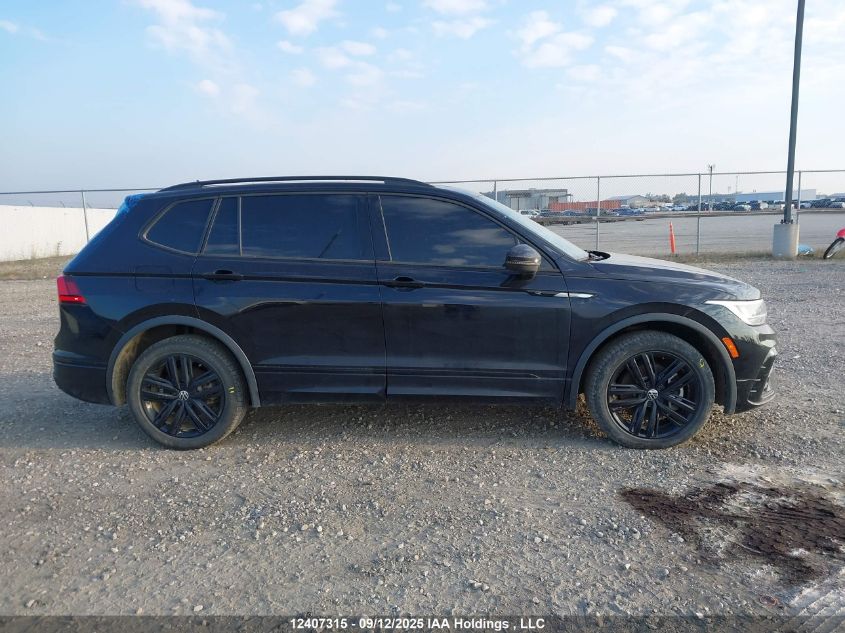 2022 Volkswagen Tiguan Se R-Line Black VIN: 3VV8B7AX6NM062140 Lot: 12407315