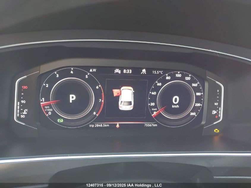 2022 Volkswagen Tiguan Se R-Line Black VIN: 3VV8B7AX6NM062140 Lot: 12407315