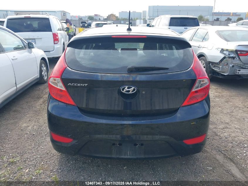 2013 Hyundai Accent Gl VIN: KMHCT5AE7DU065255 Lot: 12407343