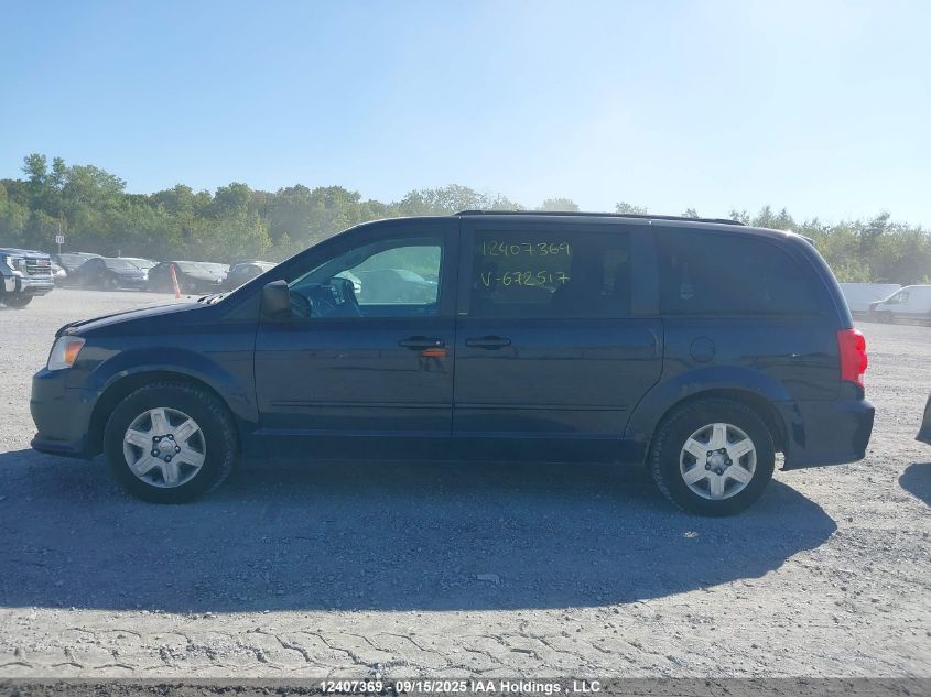2013 Dodge Grand Caravan VIN: 2C4RDGBG5DR672517 Lot: 12407369