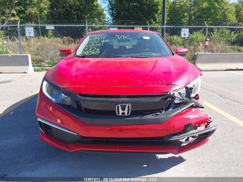 2021 Honda Civic Ex VIN: 2HGFC2F75MH003061 Lot: 12407411