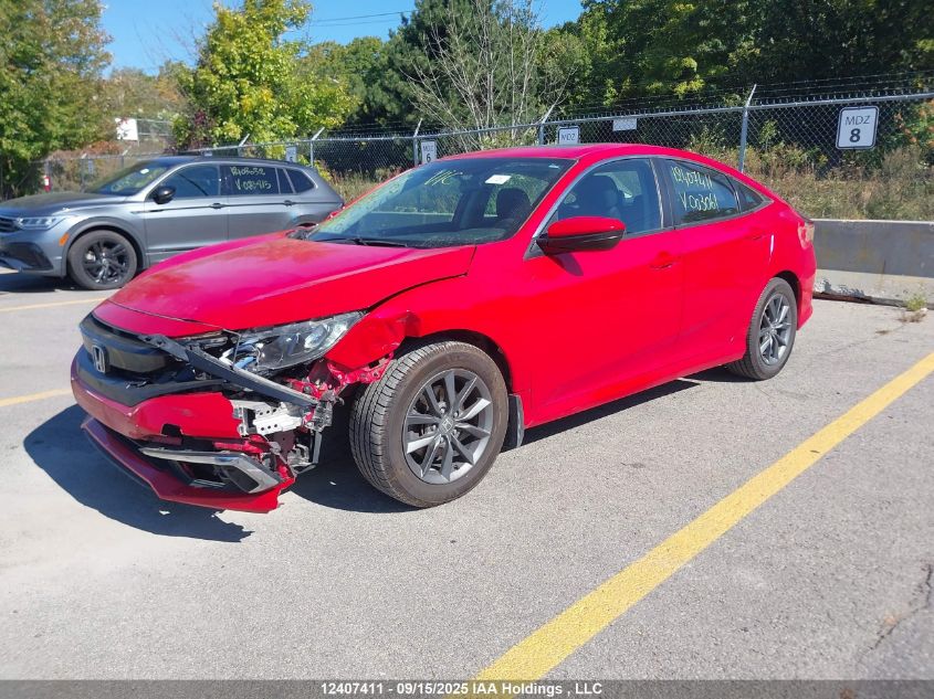 2021 Honda Civic Ex VIN: 2HGFC2F75MH003061 Lot: 12407411