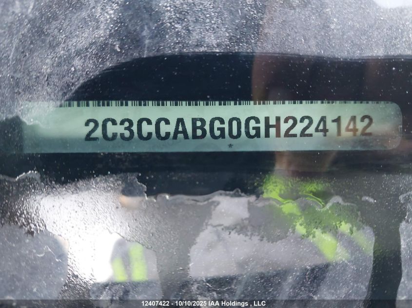 2016 Chrysler 300 S VIN: 2C3CCABG0GH224142 Lot: 12407422