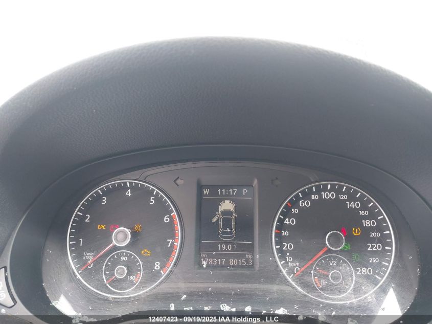 2013 Volkswagen Passat Se VIN: 1VWBH7A30DC106355 Lot: 12407423