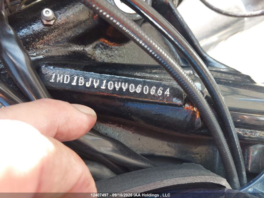 2000 Harley-Davidson Flstc VIN: 1HD1BJY10YY060664 Lot: 12407497