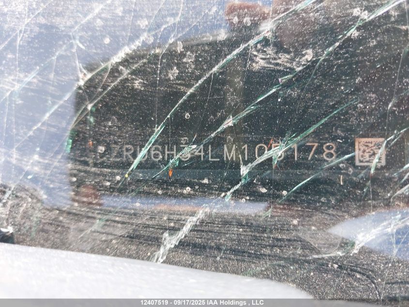 2020 Honda Hr-V Lx VIN: 3CZRU6H34LM105178 Lot: 12407519