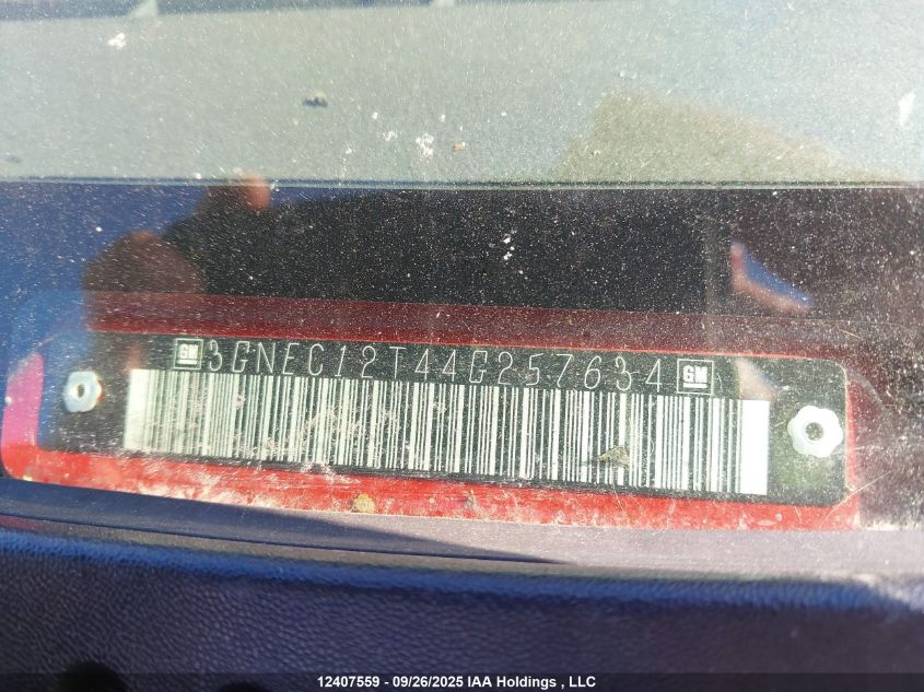 2004 Chevrolet Avalanche 1500 VIN: 3GNEC12T44G257634 Lot: 12407559