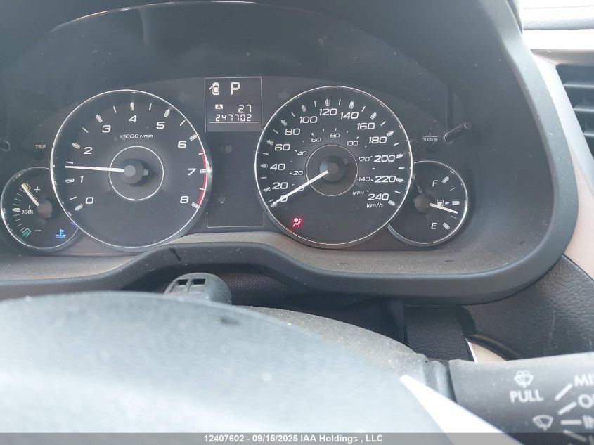 2012 Subaru Outback 2.5I Premium VIN: 4S4BRGBC0C3281634 Lot: 12407602