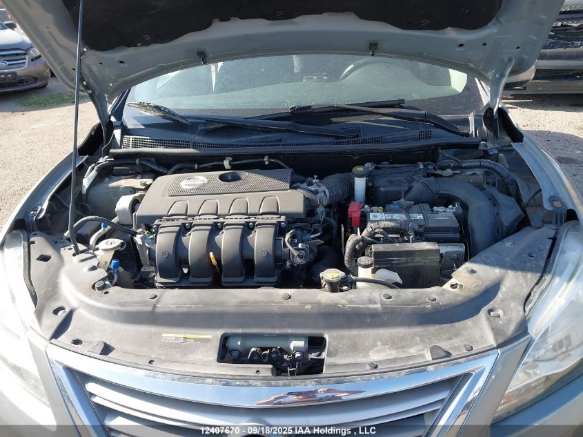 2013 Nissan Sentra 1.8 S/1.8 Sv VIN: 3N1AB7APXDL647004 Lot: 12407670