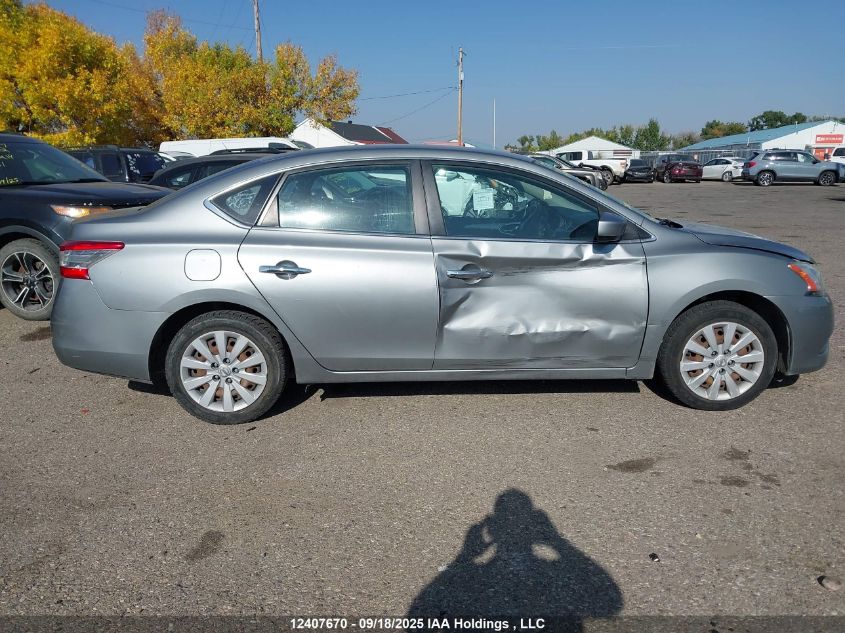 2013 Nissan Sentra 1.8 S/1.8 Sv VIN: 3N1AB7APXDL647004 Lot: 12407670