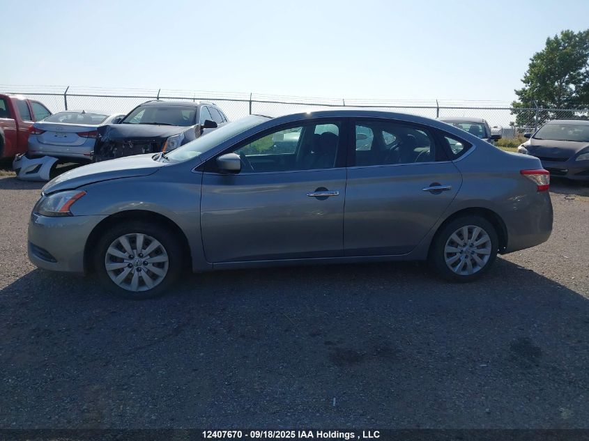 2013 Nissan Sentra 1.8 S/1.8 Sv VIN: 3N1AB7APXDL647004 Lot: 12407670