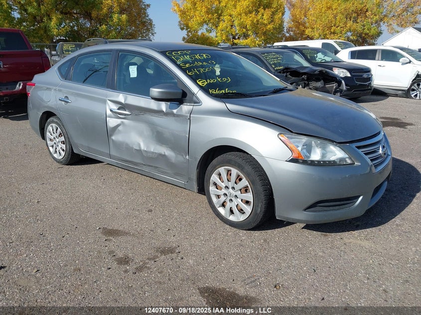 3N1AB7APXDL647004 2013 Nissan Sentra 1.8 S/1.8 Sv auction photo 1