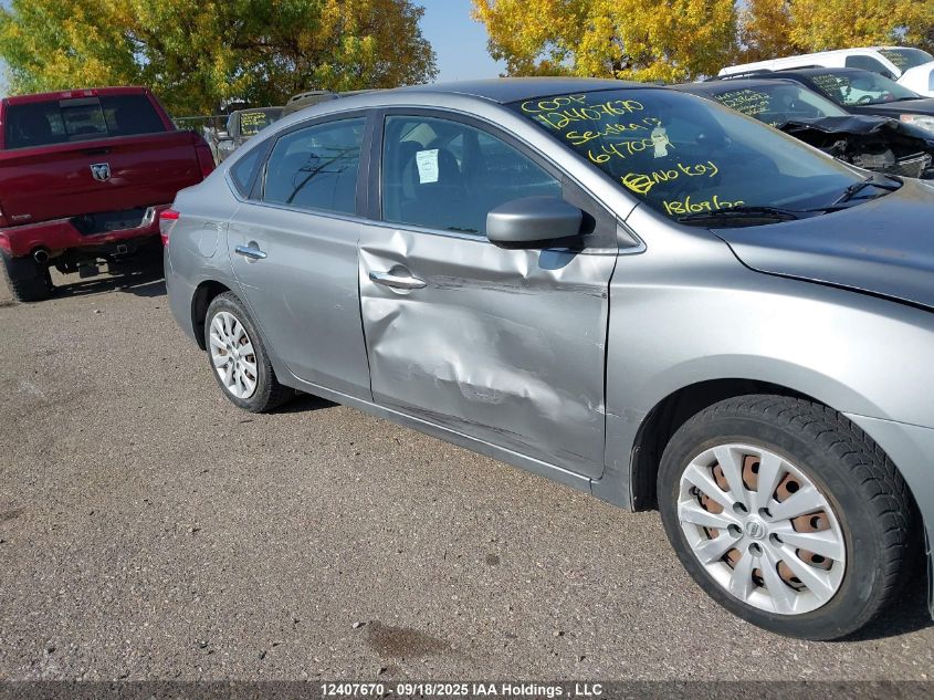 2013 Nissan Sentra 1.8 S/1.8 Sv VIN: 3N1AB7APXDL647004 Lot: 12407670