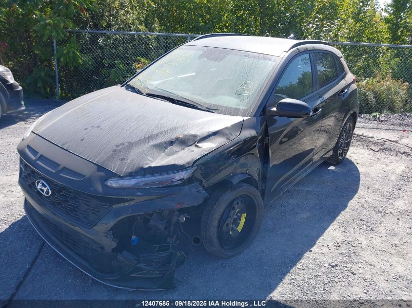 2022 Hyundai Kona N Line VIN: KM8K3CA35NU926898 Lot: 12407685