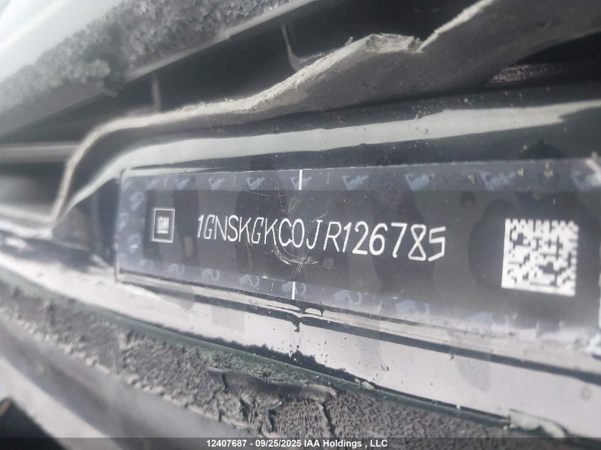 2018 Chevrolet Suburban K1500 Ls VIN: 1GNSKGKC0JR126785 Lot: 12407687