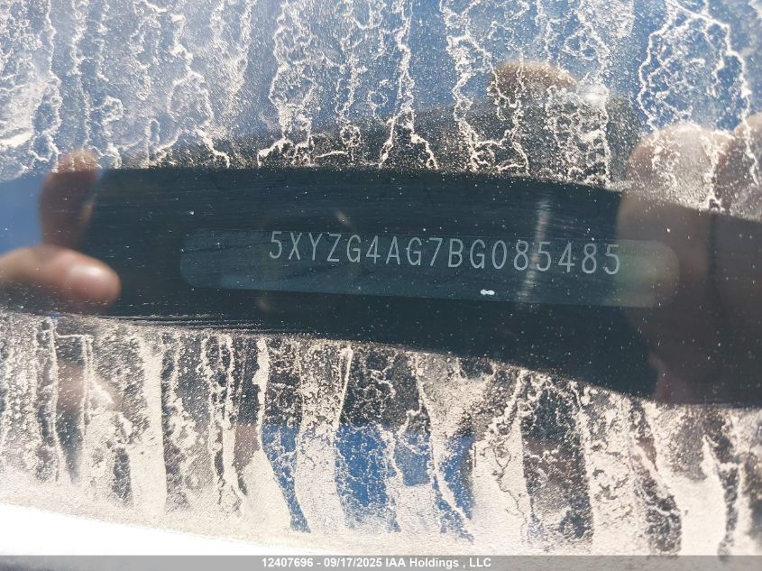 2011 Hyundai Santa Fe Gls VIN: 5XYZG4AG7BG085485 Lot: 12407696