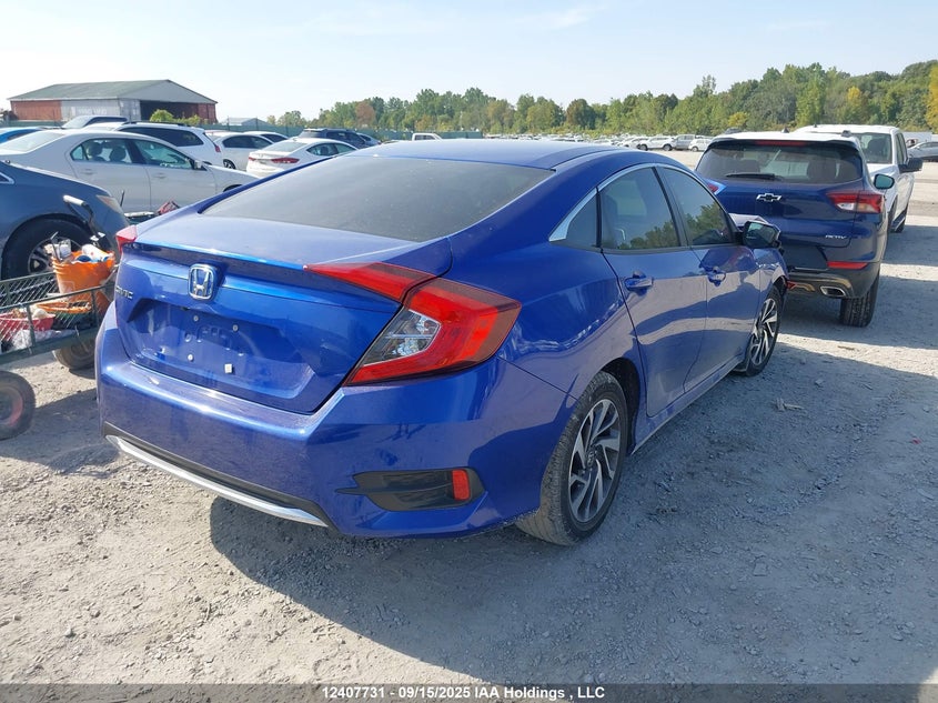 2019 HONDA CIVIC SEDAN 2.0L I-4 DOHC, VVT, 158HP