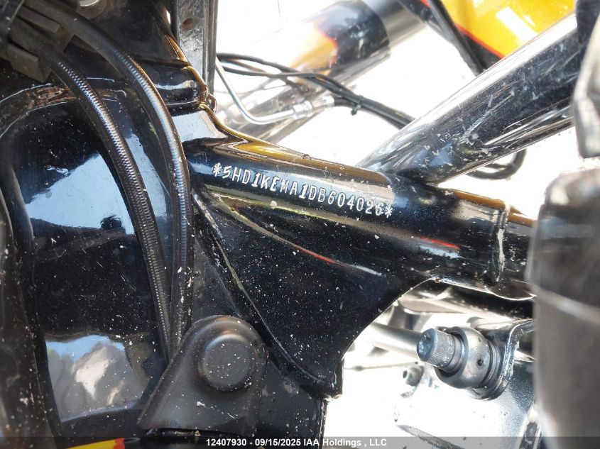 2013 Harley-Davidson Flhtk Electra Glide Ultra Ltd VIN: 5HD1KEMA1DB604026 Lot: 12407930