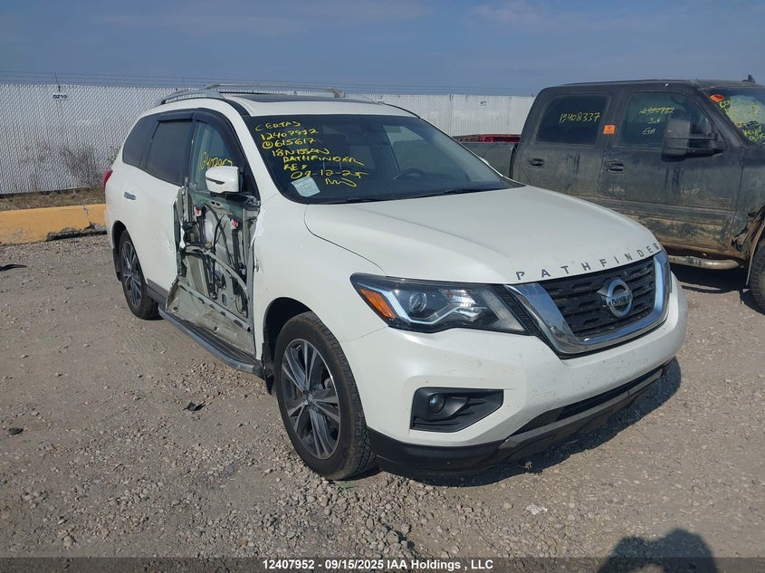 5N1DR2MM8JC615617 2018 Nissan Pathfinder S/Sv/Sl/Platinum auction photo 1