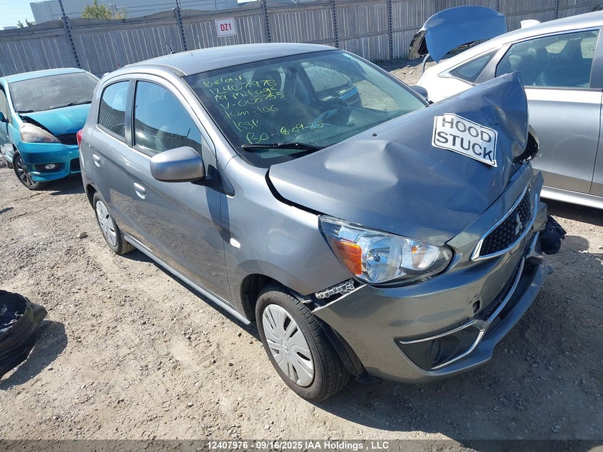 ML32A3HJ5KH008753 2019 MITSUBISHI MIRAGE photo no. 4