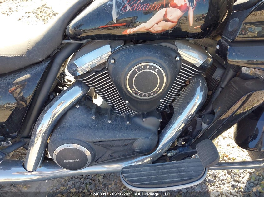 2011 Kawasaki Vn1700 J VIN: JKBVNRJ15BA000114 Lot: 12408017