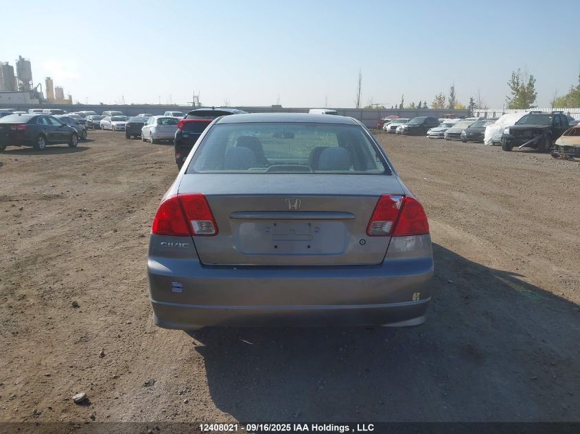 2005 Honda Civic Lx VIN: 2HGES15635H029337 Lot: 12408021