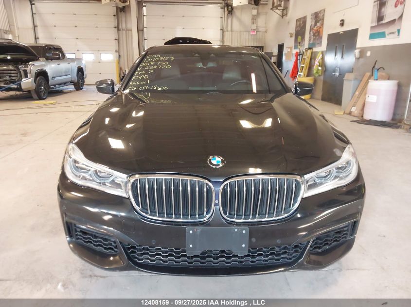 2018 BMW 750 Xi VIN: WBA7F2C55JB238770 Lot: 12408159