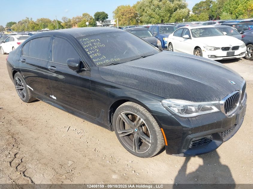 2018 BMW 750 Xi VIN: WBA7F2C55JB238770 Lot: 12408159