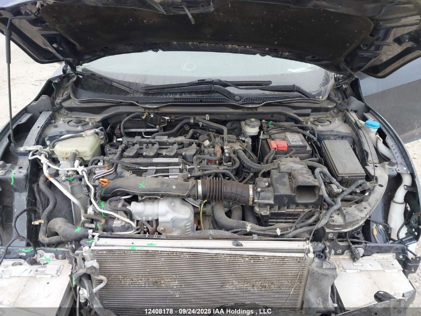 2020 Honda Civic Touring VIN: 2HGFC1F9XLH100508 Lot: 12408178