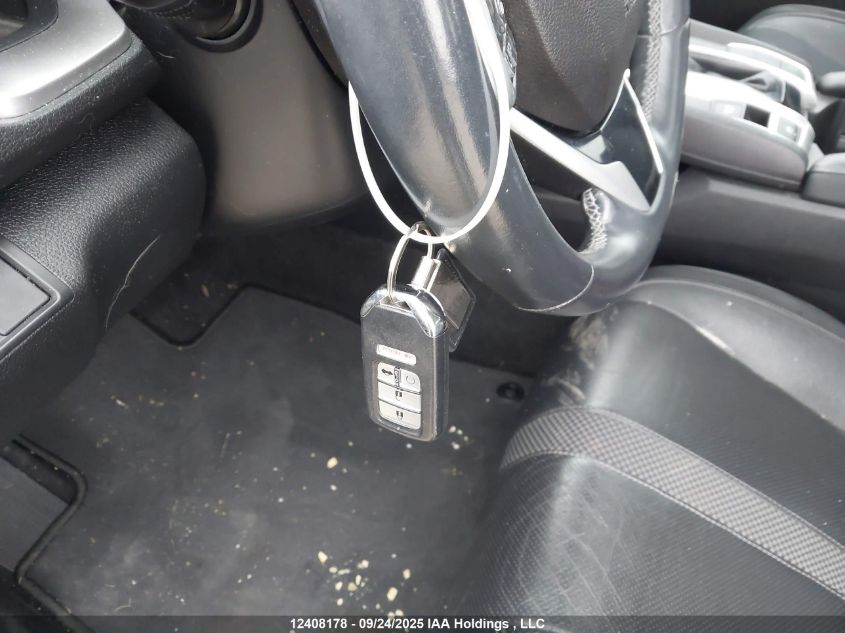 2020 Honda Civic Touring VIN: 2HGFC1F9XLH100508 Lot: 12408178