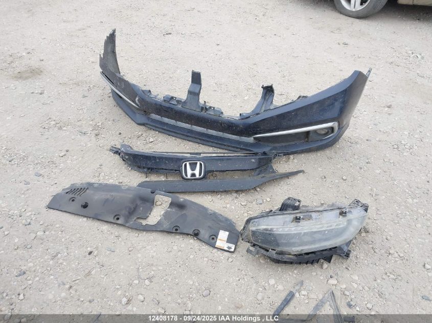 2020 Honda Civic Touring VIN: 2HGFC1F9XLH100508 Lot: 12408178