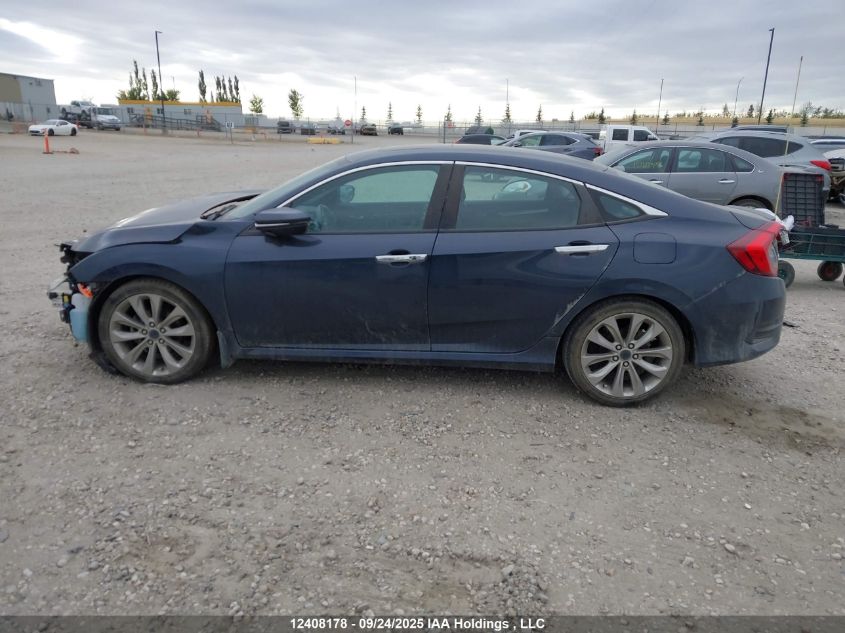 2020 Honda Civic Touring VIN: 2HGFC1F9XLH100508 Lot: 12408178