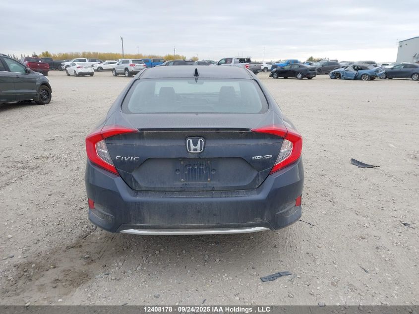 2020 Honda Civic Touring VIN: 2HGFC1F9XLH100508 Lot: 12408178