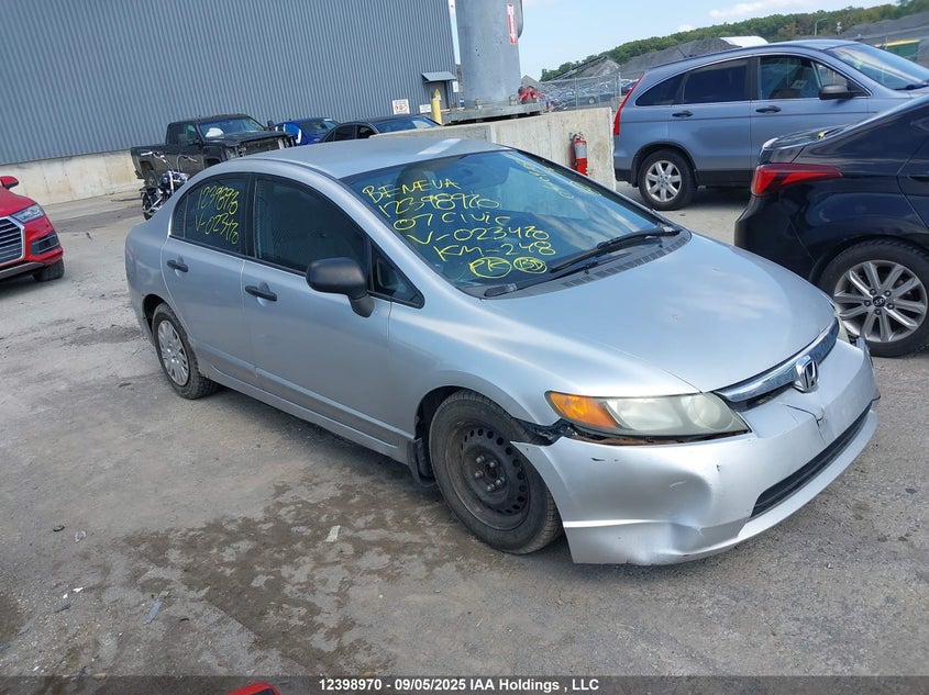 2HGFA15387H023470 2007 Honda Civic Dx-G auction photo 1