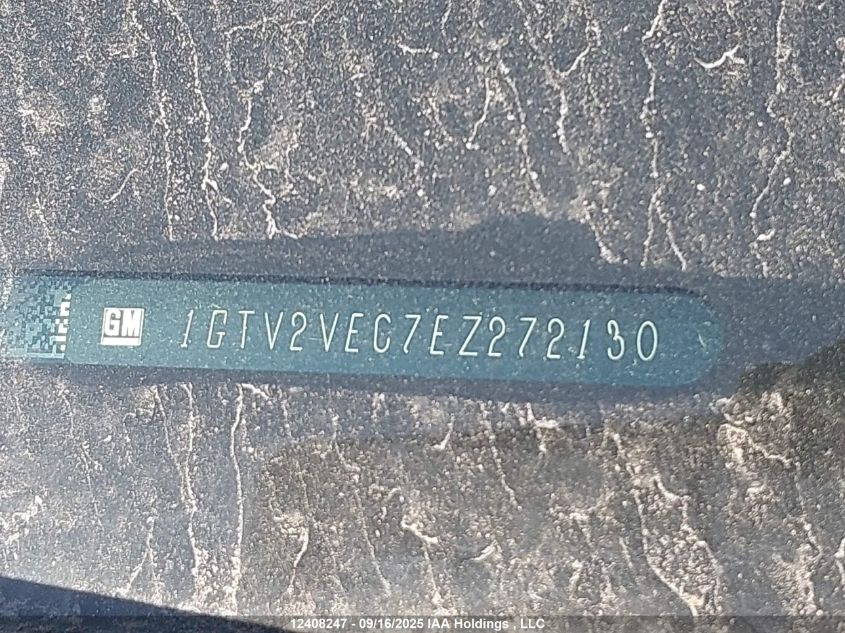 2014 GMC Sierra K1500 Slt VIN: 1GTV2VEC7EZ272130 Lot: 12408247