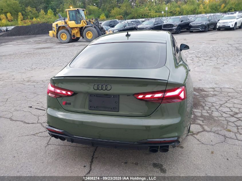 2025 Audi S5 Prestige VIN: WAUB4CF50SA017974 Lot: 12408274