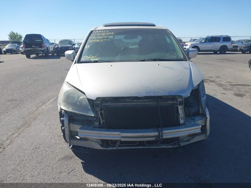 2006 Honda Odyssey Exl VIN: 5FNRL38656B509813 Lot: 12408306
