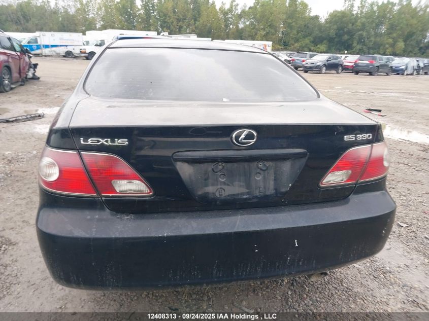 2004 Lexus Es 330 VIN: JTHBA30G345004264 Lot: 12408313