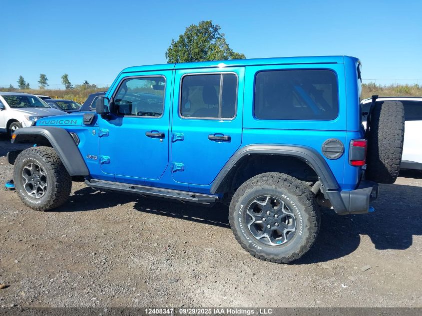 2022 Jeep Wrangler 4Xe Unlimited Rubicon VIN: 1C4JJXR66NW147834 Lot: 12408347