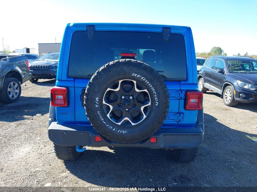 2022 Jeep Wrangler 4Xe Unlimited Rubicon VIN: 1C4JJXR66NW147834 Lot: 12408347