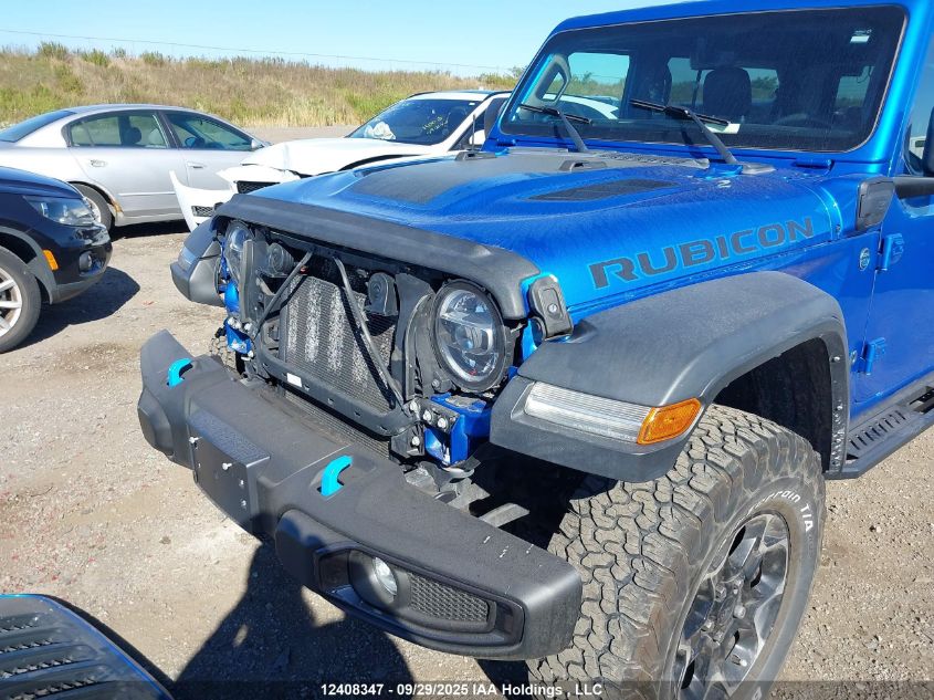 2022 Jeep Wrangler 4Xe Unlimited Rubicon VIN: 1C4JJXR66NW147834 Lot: 12408347